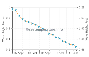Tondol wave height and direction