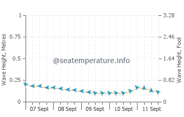 Tongouson wave height and direction