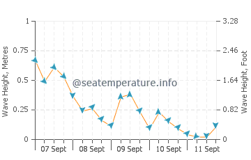 Shoreham wave height and direction