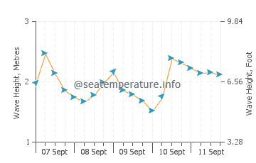 Ventry wave height and direction