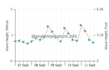 Ventura wave height and direction