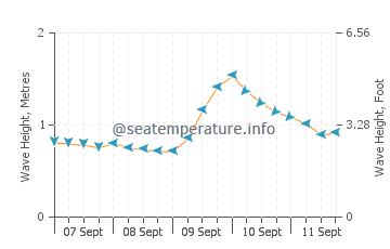 Waihee-Waiehu wave height and direction