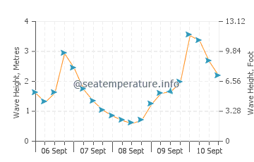 Waitarere Beach wave height and direction
