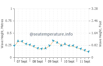 Whitney Beach wave height and direction