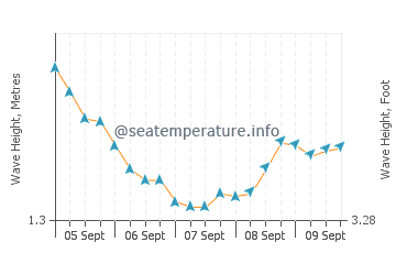 Wolf Island wave height and direction