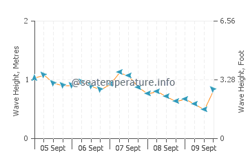 Woonona wave height and direction