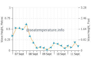 Youngstown wave height and direction
