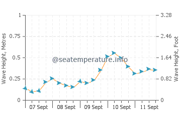 Zugdidi wave height and direction