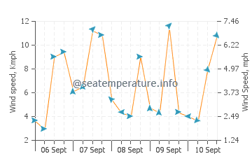 Bruceport wind speed and direction