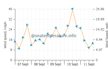 Mona Vale wind speed and direction