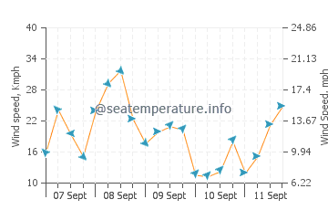 Penguin wind speed and direction