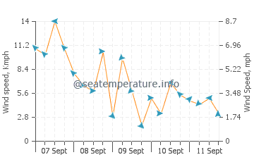 Semut wind speed and direction