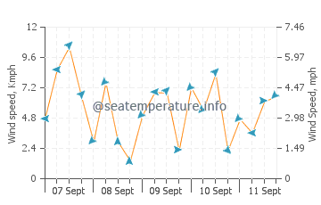 Tayaman wind speed and direction
